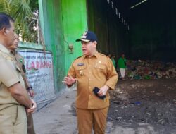 Bupati Cek Kondisi Depo Sampah Jalan Pelita