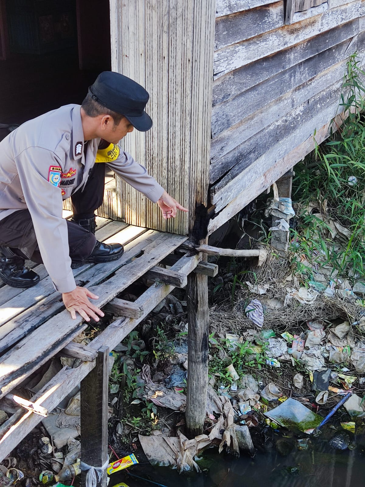 Isu Pembakaran Rumah Komplek Puntun Hoaks