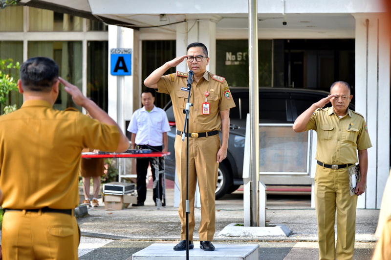 Bappedalitbang Gelar Apel Besar dan Halalbihalal