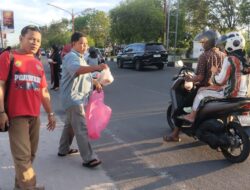 Persatuan Wartawan Indonesia Kalteng Berbagi Takjil Ramadan