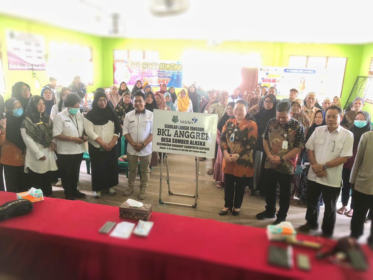 Launching Sekolah Lansia Tangguh BKL Anggrek Desa Sumber Alaska