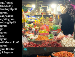 Harga Sejumlah Bapok di Palangka Raya Naik