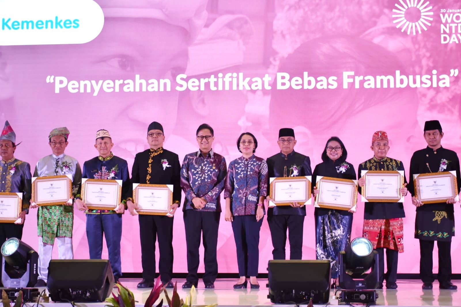 Kabupaten Kapuas Terima Sertifikat Bebas Frambusia