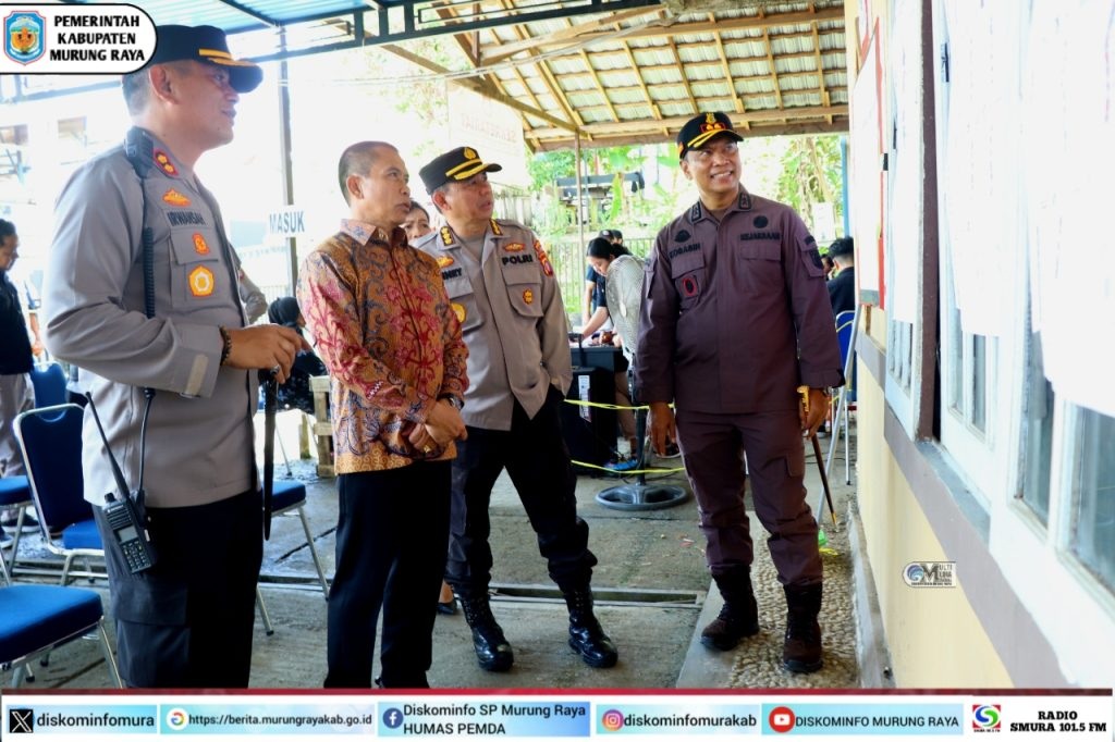 Forkopimda Mura Pantau Pemungutan Suara di Sejumlah TPS