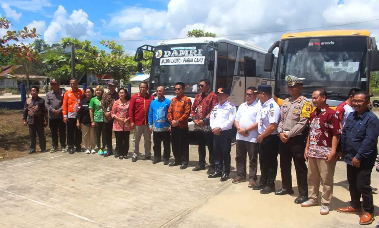 Trayek Angkutan Perintis Puruk Cahu-Muara Laung Diresmikan