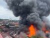 Puluhan Rumah Flamboyan Bawah Terbakar