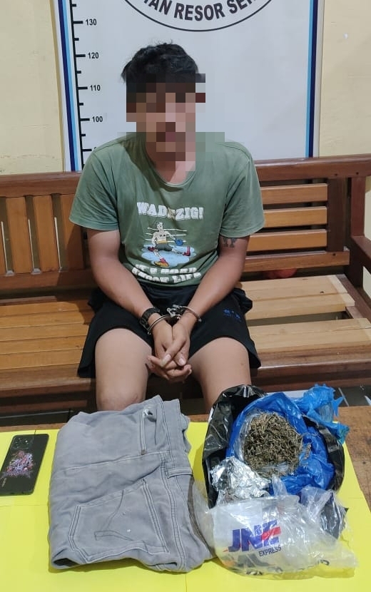 Asisten Manajer PT HMBP Ditangkap Gegara Order Ganja