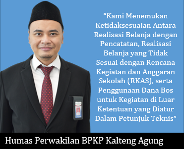 BPKP Temukan Ketidaksesuaian Dana BOS