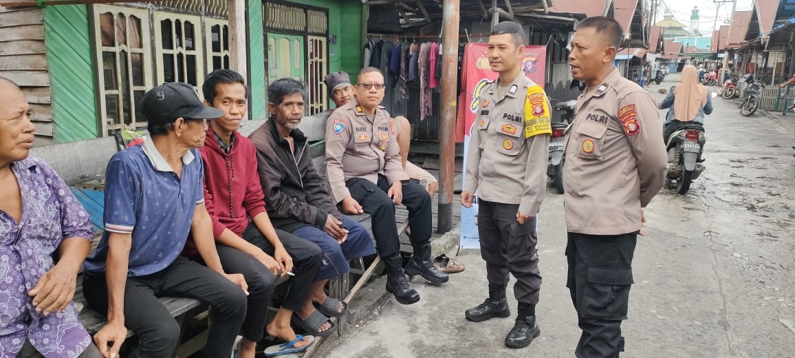 Polsek Pahandut Ingatkan Waspada Curanmor ke Warga Rindang Banua