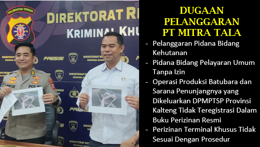 Ditreskrimsus Periksa ASN DPMPTSP Kalteng, Sidik Perizinan PT Mitra Tala 