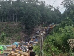 Kuala Kurun-Palangka Raya Macet Lagi
