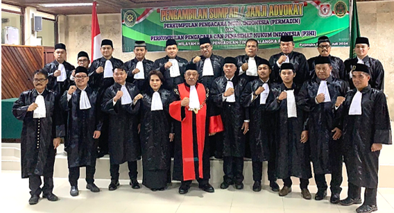 Tiga Pengacara P3HI Ikuti Sumpah dan Janji Advokat