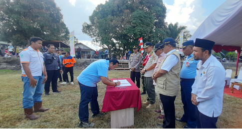 Melalui Program CSR Berkelanjutan, PUPR Kobar Tingkatkan Pembangunan Infrastruktur di Kecamatan Kolam 
