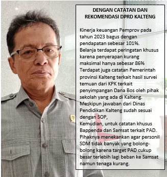 7 Fraksi DPRD Sepakat Raperda pertanggungjawaban APBD dengan Apresiasi dan Rekomendasi