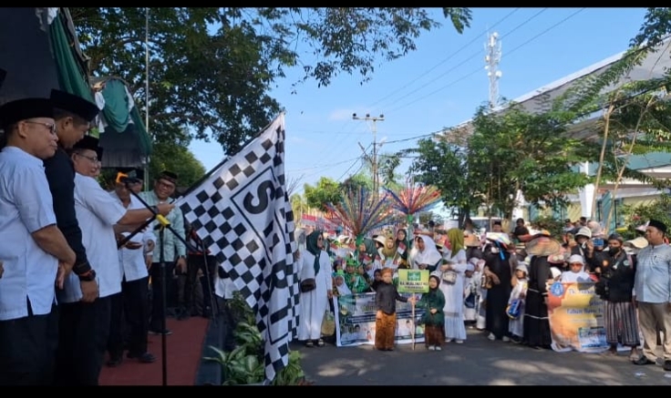 Pj Bupati Kapuas Lepas Pawai Tahun Baru Islam