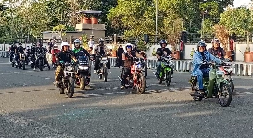 Kendarai Motor Tua, Pj Bupati Kapuas Keliling Kota