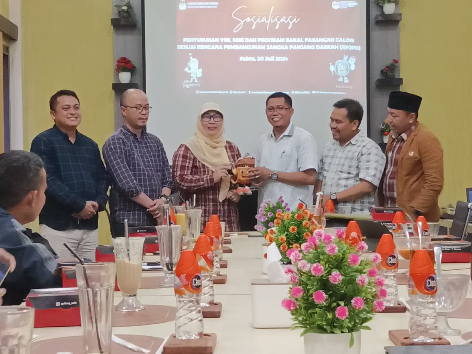 KPU BARSEL-Visi dan Misi Calon Kepala Daerah Selaras RPJPD