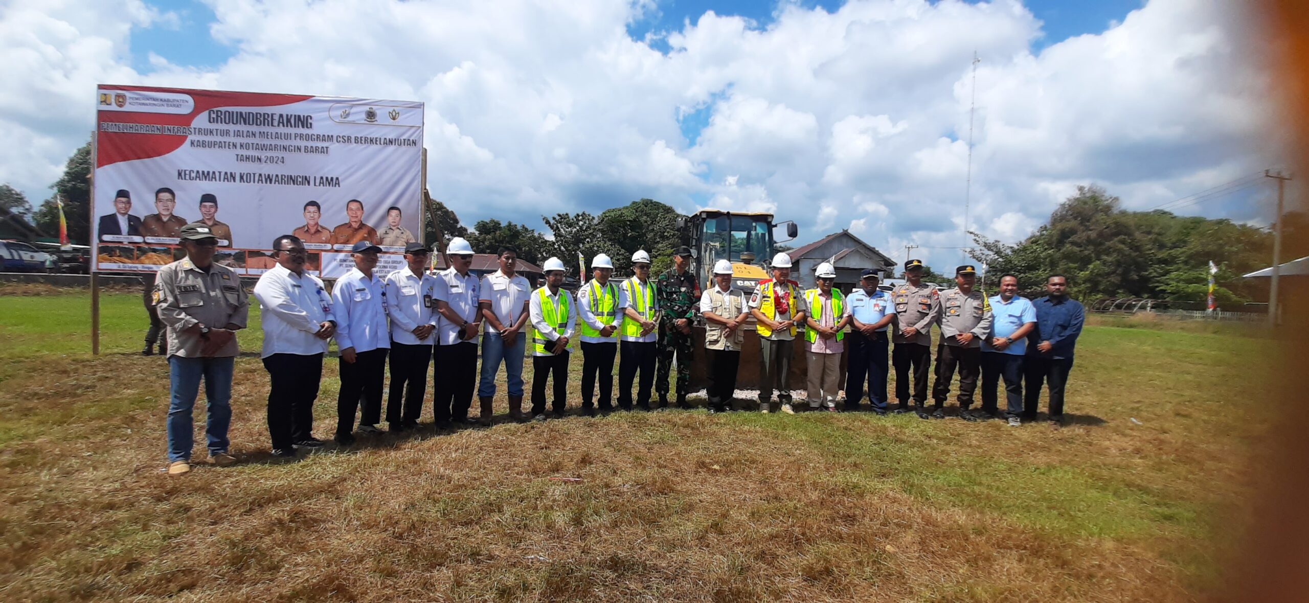 Melalui Program CSR Berkelanjutan, PUPR Kobar Tingkatkan Pembangunan Infrastruktur di Kecamatan Kolam 