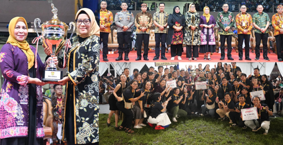 Berakhir Sukses, Palangka Raya Juara Umum Pesparawi XVII