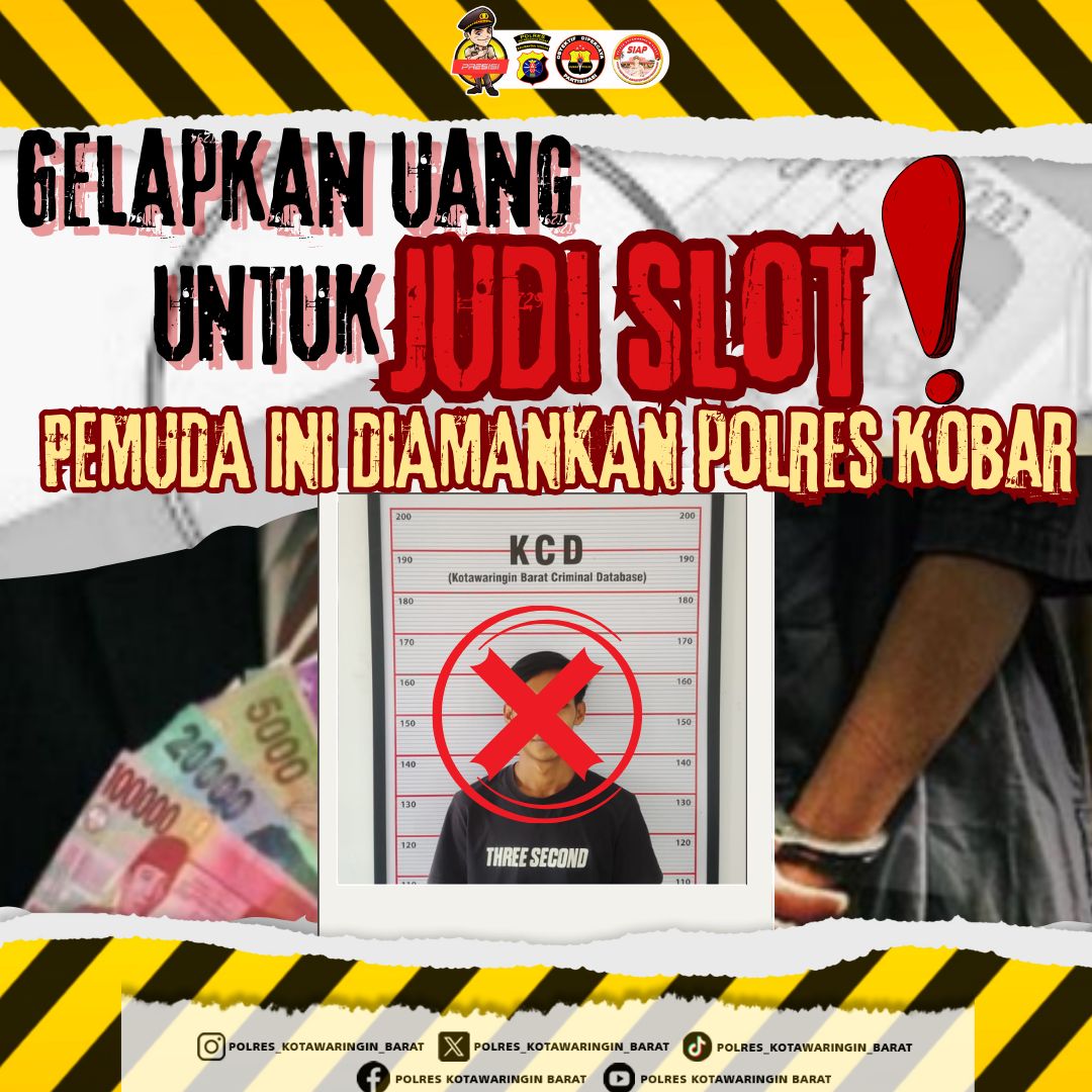 Karyawan PT NDC Gelapkan Setoran untuk Judi Slot 