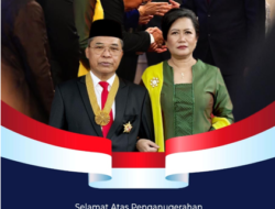 Alue Dohong Terima Anugerah Bintang Jasa Utama dari Presiden