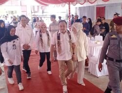 Diantar Mantan Bupati dan Wakil Bupati, Alfian –Agati Mendaftar di KPU