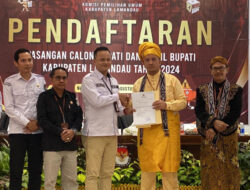 Rizky-Hamid juga Daftar ke KPU Lamandau