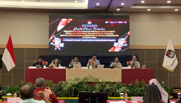 DPT Kalteng Ditetapkan 1.960.053 Pemilih