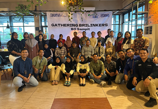 Gathering Agen BRILink, BPJS Ketenagakerjaan Sampit Bersama BRI Branch Office Sampit Sosialisasikan Kerja Sama Transaksi Melalui Agen BRILink