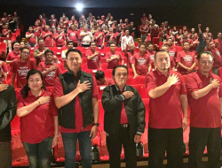 KPU Kalteng Nobar Tepatilah Janji Bersama Paslon