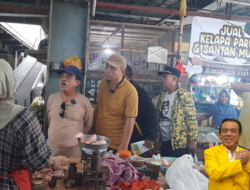 Bapaslon ASRI Blusukan di Pasar Indrasari Pangkalan Bun 