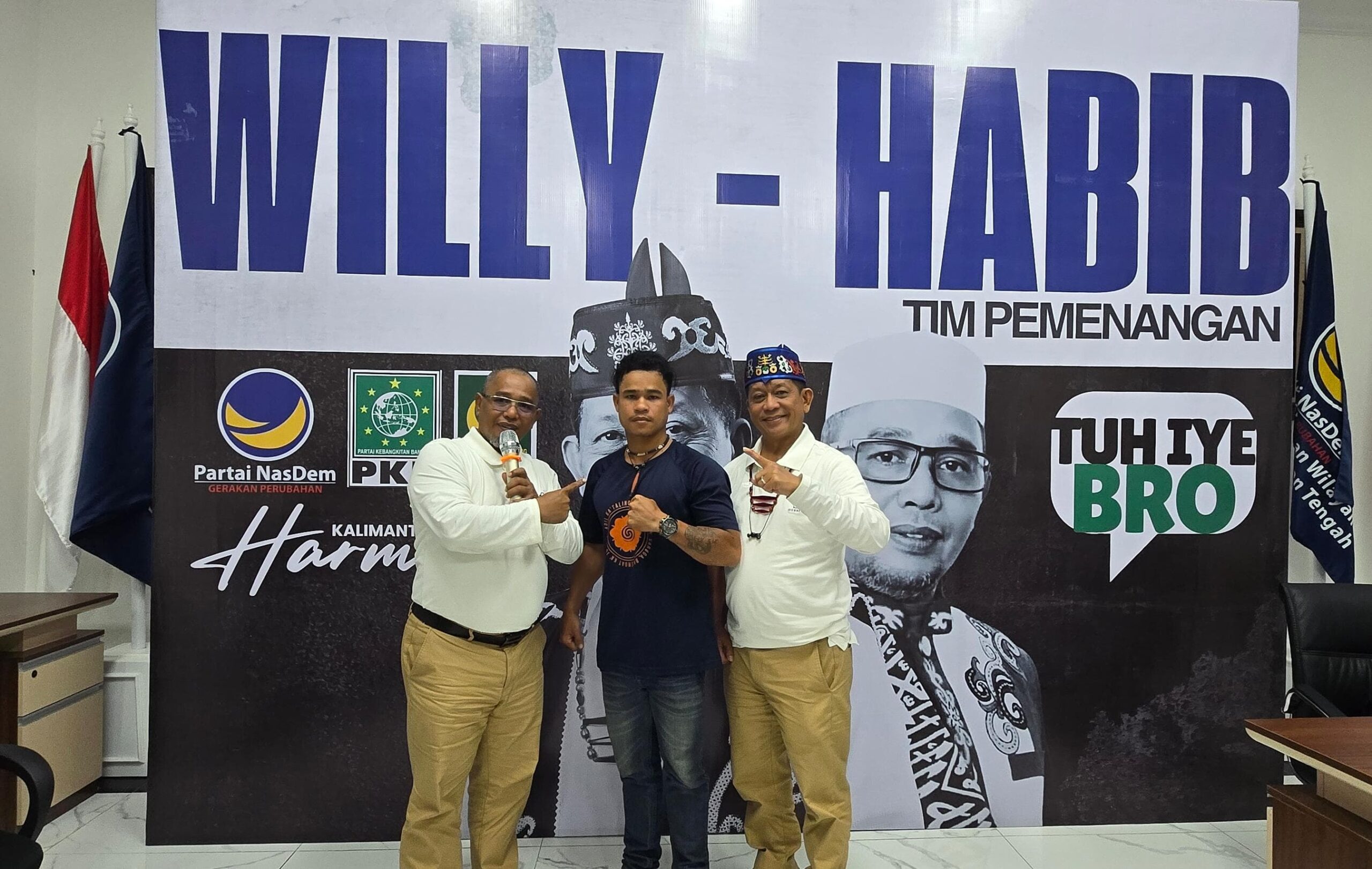 PEDULI OLAHRAGA-Willy-Habib Dukungan Eyger Borneo Bertanding Australia