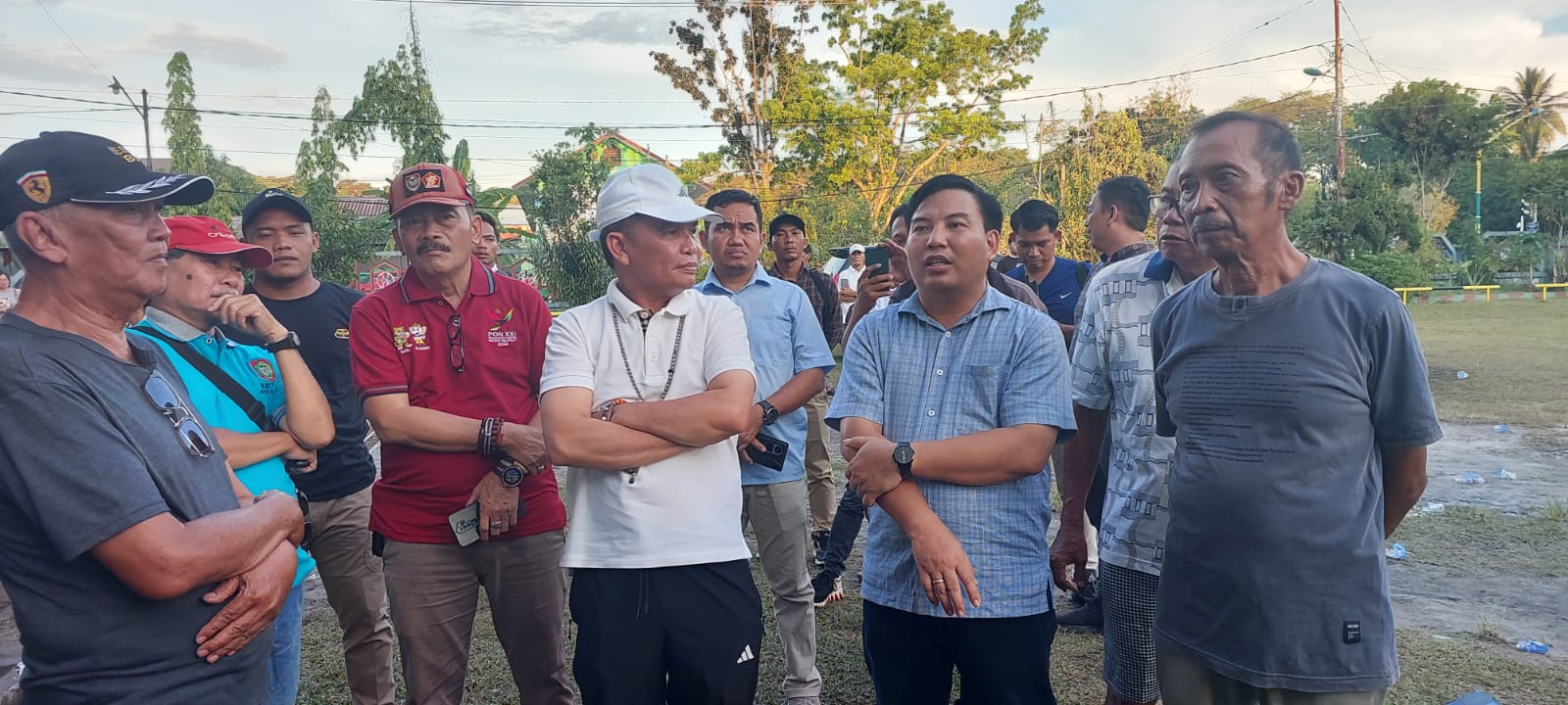 Peduli Sesama, Agustiar Sabran Kunjungi Gereja Maranatha Usai Kebakaran