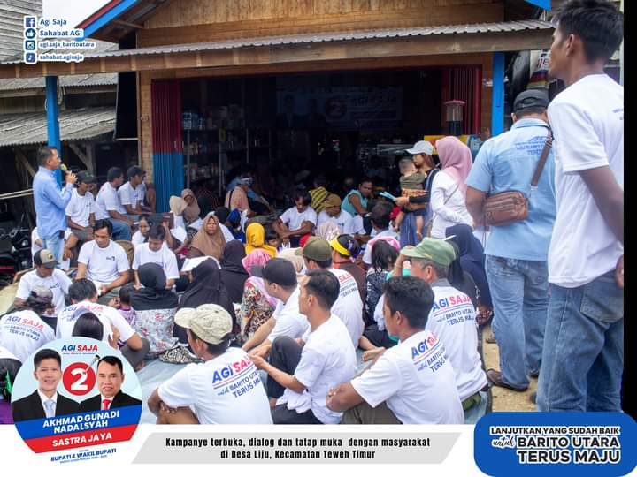Kampanye AGI-SAJA Disambut Meriah Masyarakat Desa Sei Liju