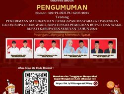 KPU Seruyan: 4 Paslon Dinyatakan Memenuhi Syarat