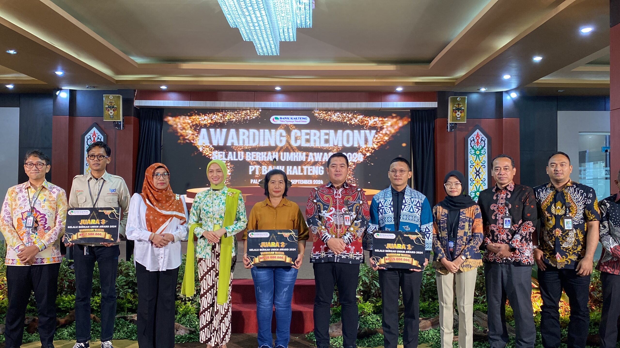 PT Bank Kalteng Gelar Acara Penghargaan bagi Pelaku UMKM di Kalteng