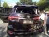 Mobil Cabup Kobar Ditabrak Truk