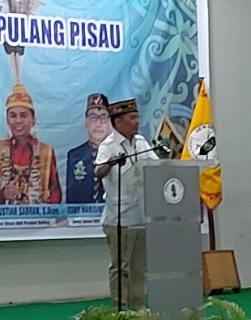 Agustiar Sabran Janjikan Kesejahteraan Bagi Pengurus Adat dan Masyarakat Dayak 