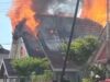 Gereja Maranatha dan SMP Kristen Terbakar