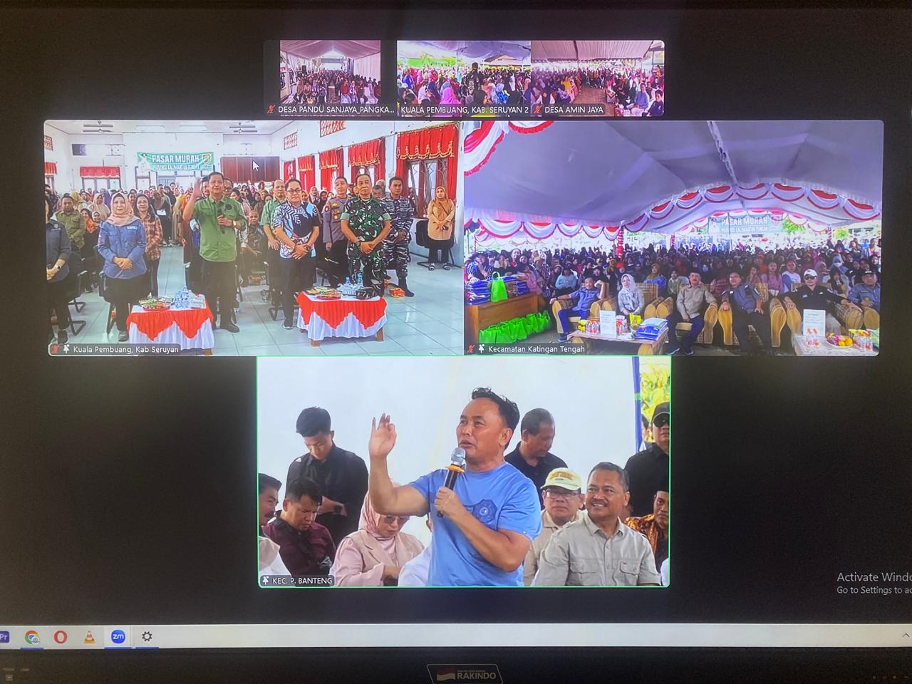 SALURKAN 14.000 SEMBAKO-Gubernur Buka Pasar Murah 5 Lokasi