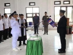 Pj Bupati Lantik Pj Kades dan Serahkan SK Perpanjangan BPD