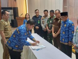 Pj Bupati Said Salim Hadiri Ikrar Netralitas Lurah dan Kades