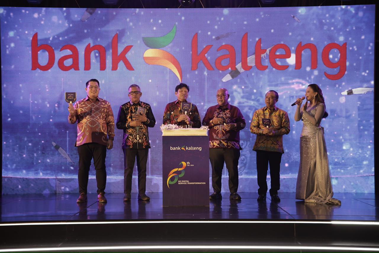 HUT KE-63, Bank Kalteng Luncurkan Logo Baru