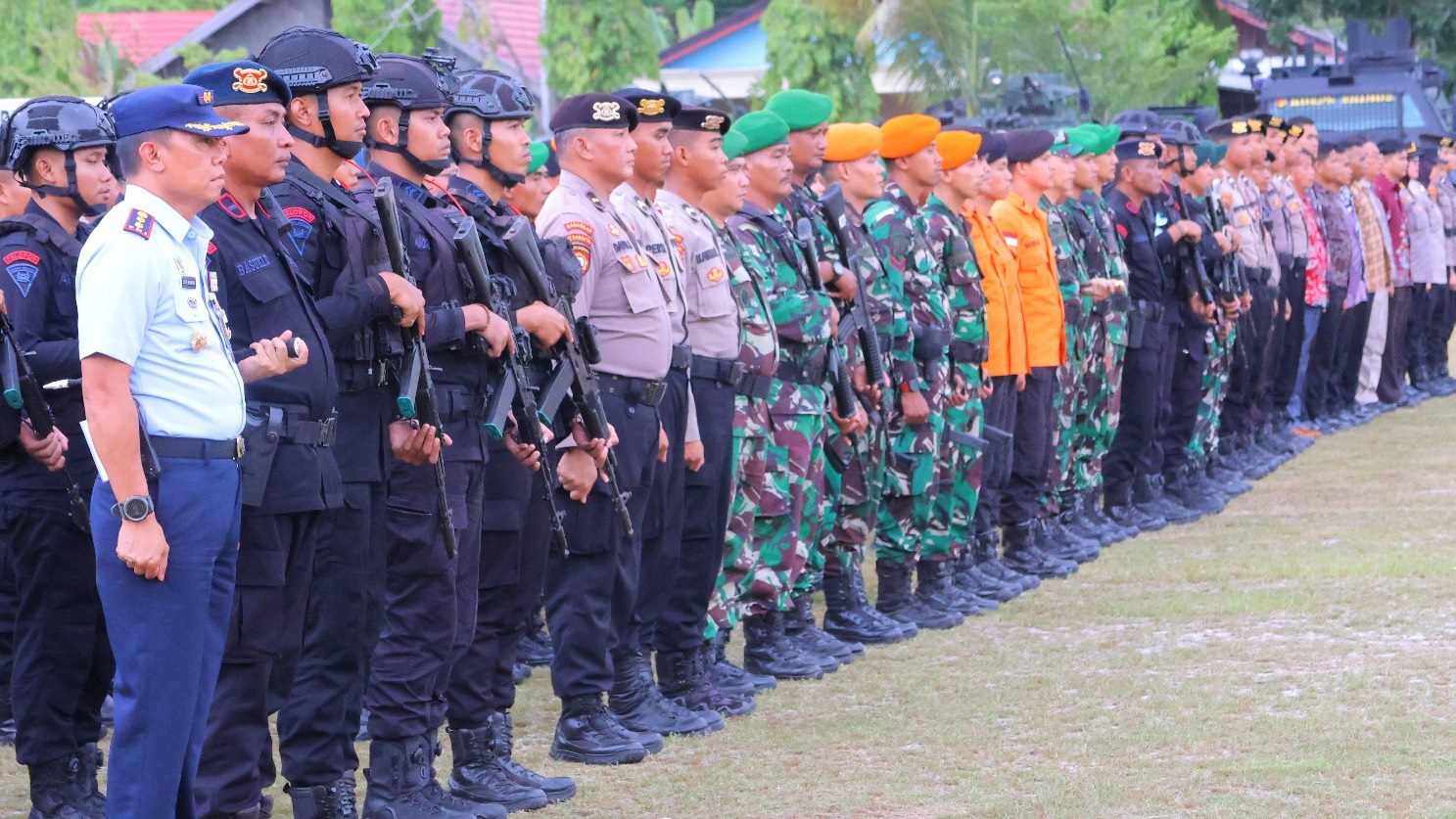 Ribuan Personel Amankan Kunjungan Gibran di Kalteng