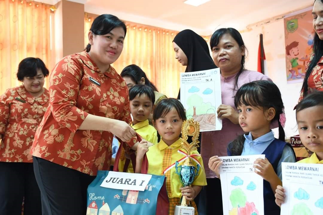 DWP Pulpis Gelar Lomba Mewarnai Tingkat TK