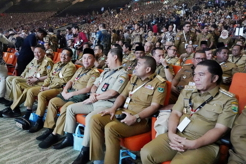 Dukung Indonesia Emas 2045, Gubernur Sugianto Sabran Hadiri Rakornas