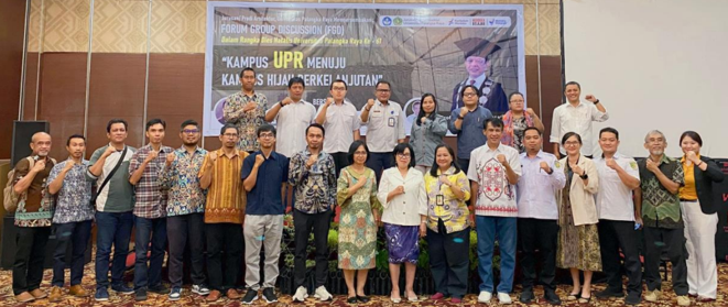 UPR MENUJU KAMPUS HIJAU BERKELANJUTAN-Prodi Arsitektur Fakultas Teknik UPR Gelar Focus Group Discussion FGD