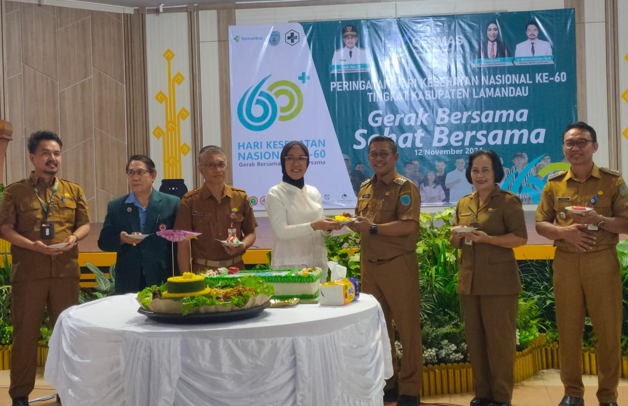 Pj Bupati Lamandau Hadiri Peringatan HKN Ke-60