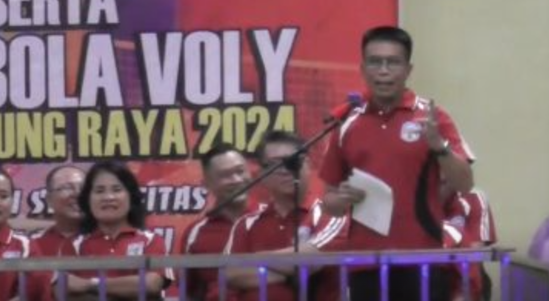 Hermon Buka Turnamen Bola Voli Pj Bupati Cup Tahun 2024