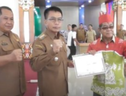 Purna Tugas, Pemkab Mura Sertijab Kadis Kominfo SP Murung Raya
